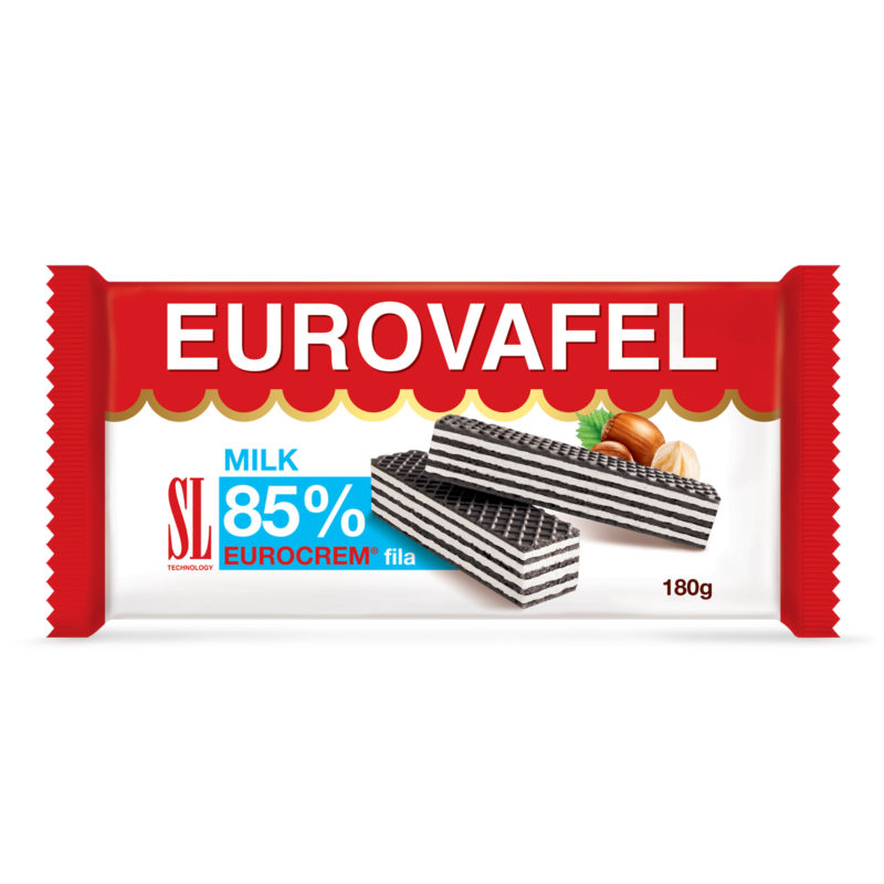 Eurovafel Milk 85% 180g